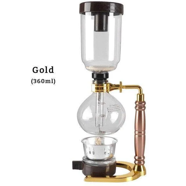 Elegant Glass Siphon Coffee Maker