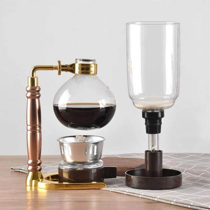 Elegant Glass Siphon Coffee Maker