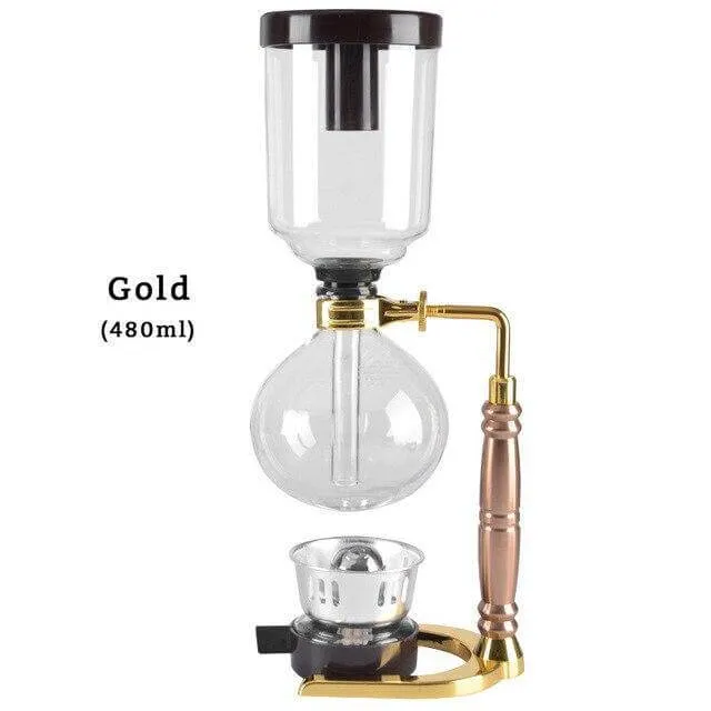 Elegant Glass Siphon Coffee Maker