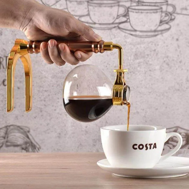 Elegant Glass Siphon Coffee Maker