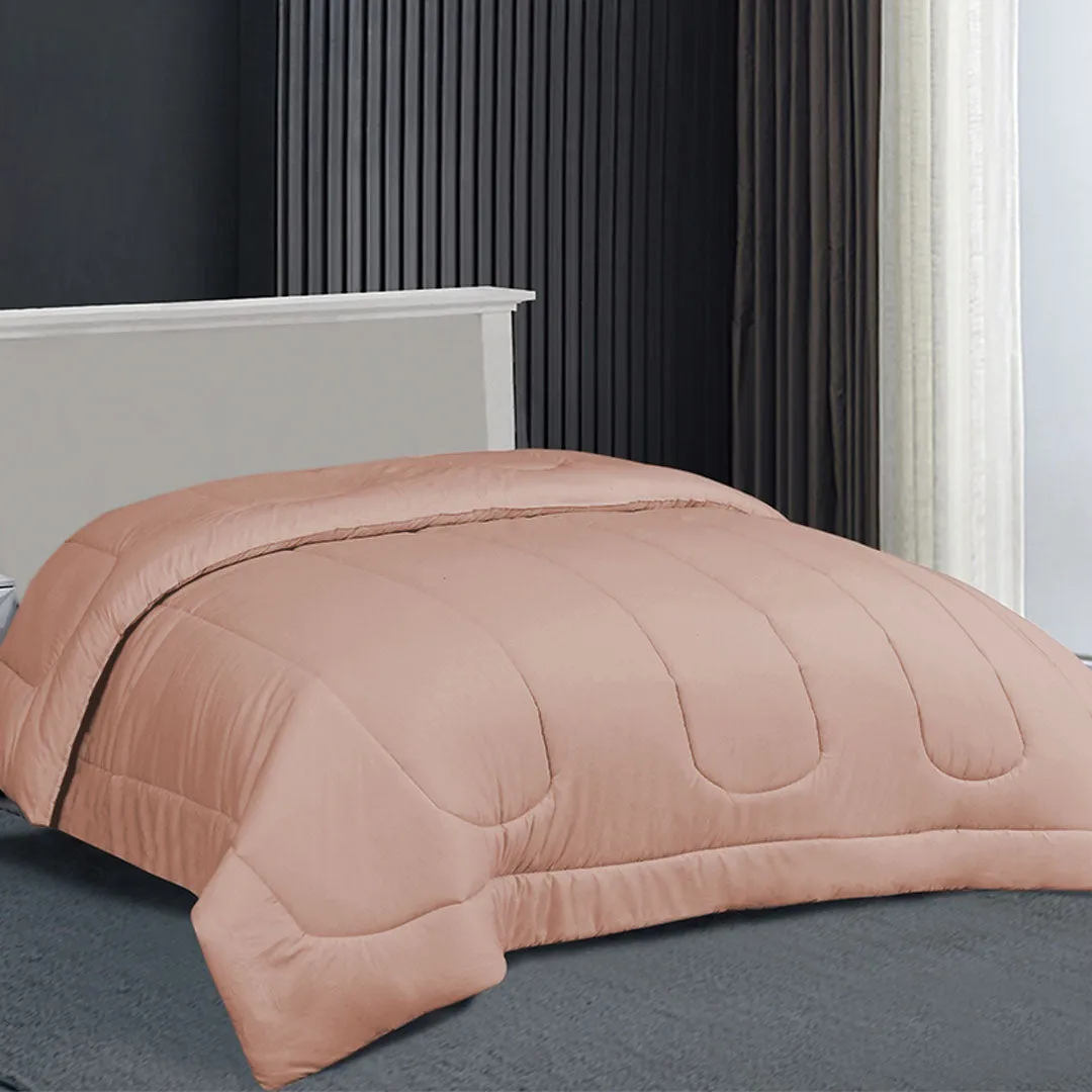 Enclave Ultra Soft Comforter-Pink PlaIn