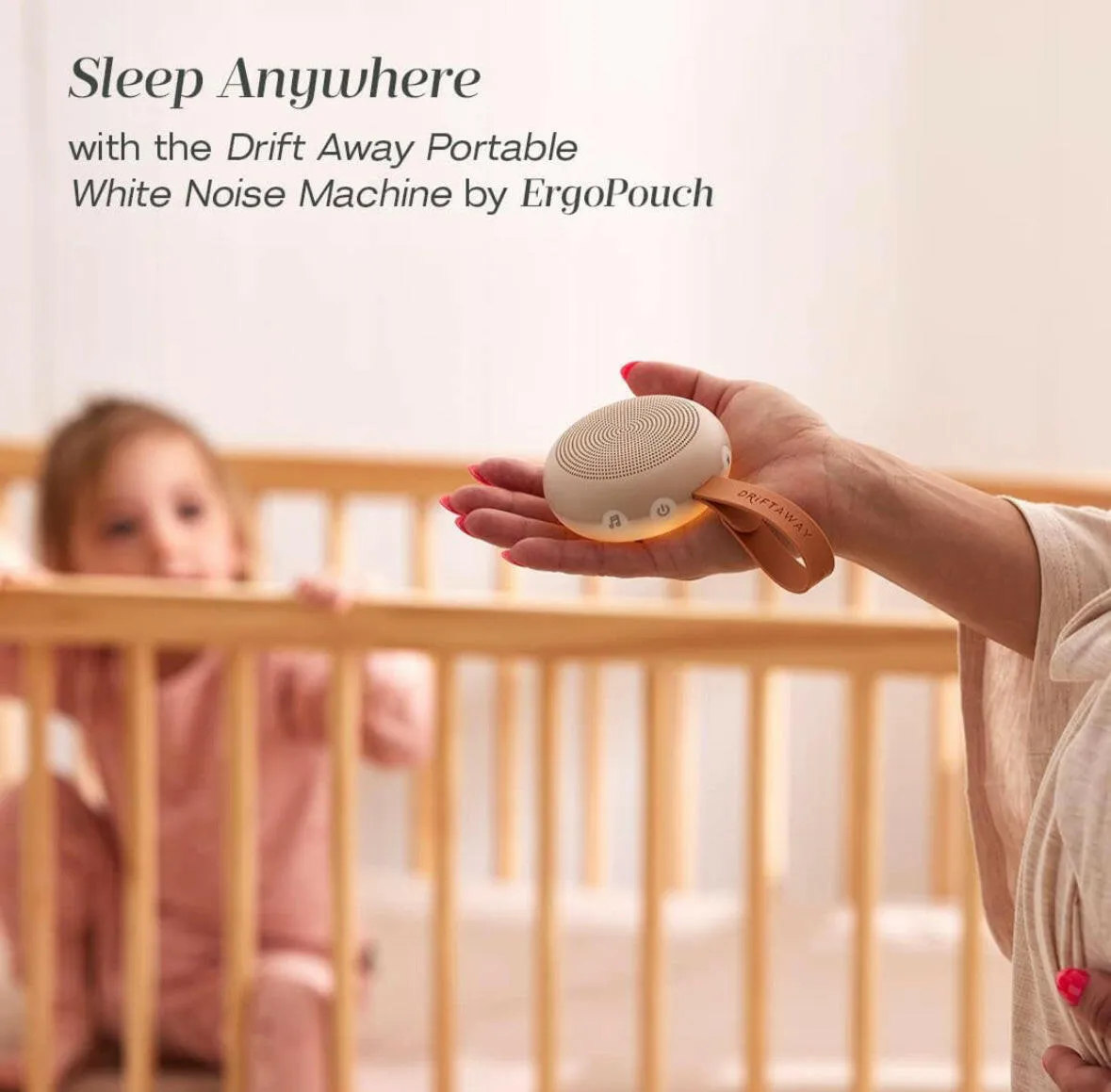 ergoPouch White Noise Machine Drift Away - Baby Adults Sleeping Sound Machine