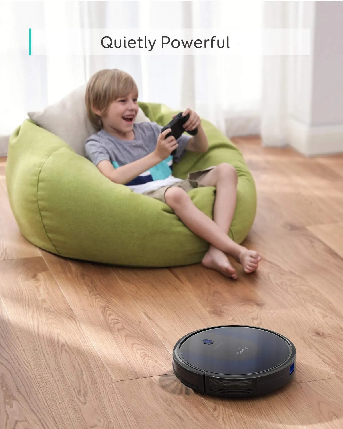 Eufy BoostIQ RoboVac 15C MAX Robot Vacuum Cleaner Wi-Fi Connected, Super Thin, Quiet, and Powerful