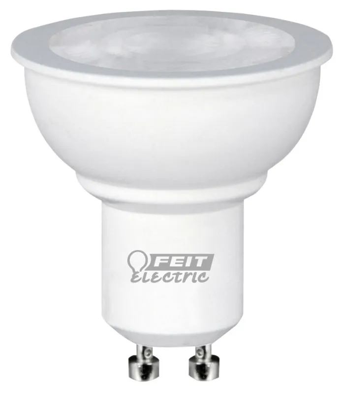 Feit Electric BPMR16GU10/500/93 LED Lamp, Track/Recessed, MR16 Lamp, 50 W Equivalent, GU10 Lamp Base, Dimmable :CD 1: QUANTITY: 1