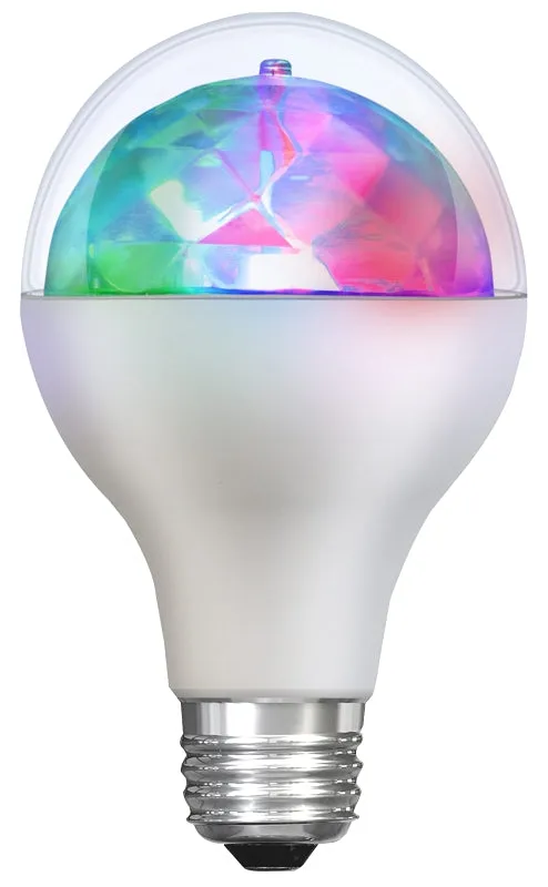 Feit Electric DISCO1/LED LED Disco Bulb, Specialty, A25 Lamp, 40 W Equivalent, E26 Lamp Base, White :EA: QUANTITY: 6