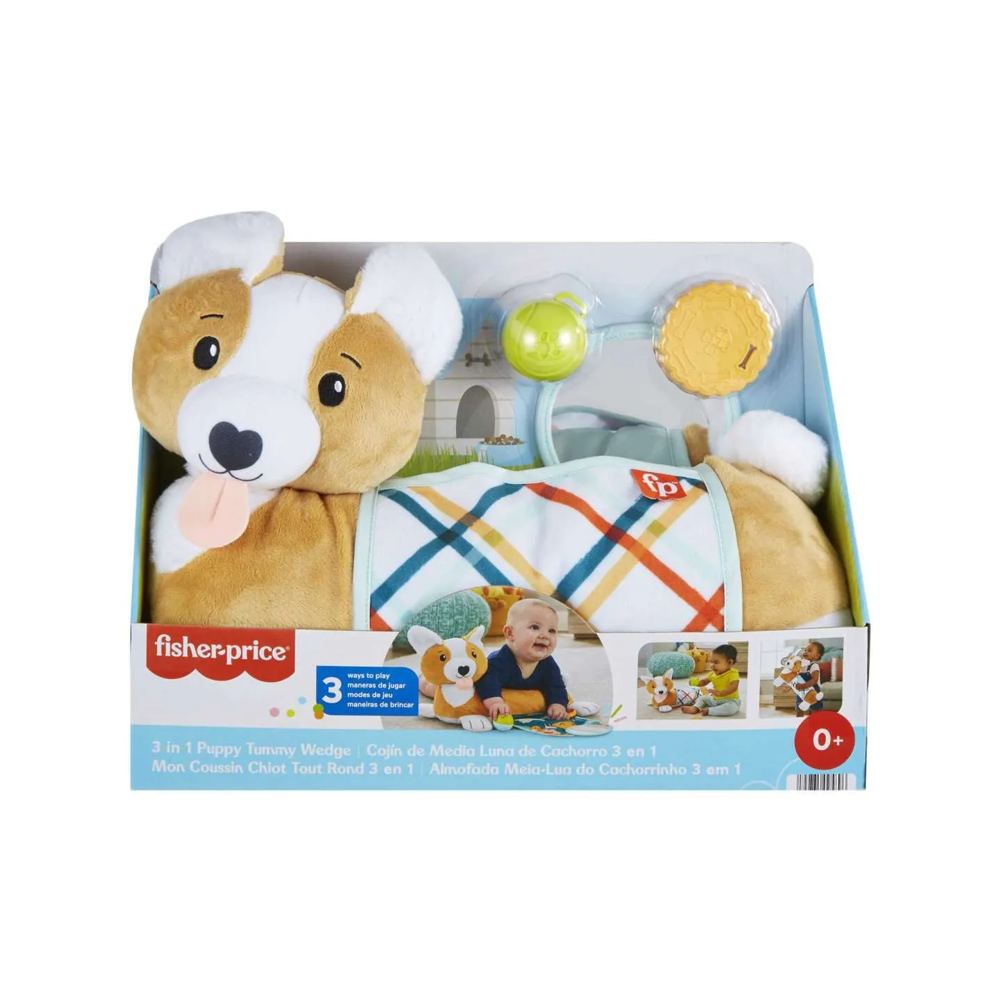 Fisher-Price 3-in-1 Puppy Tummy Wedge