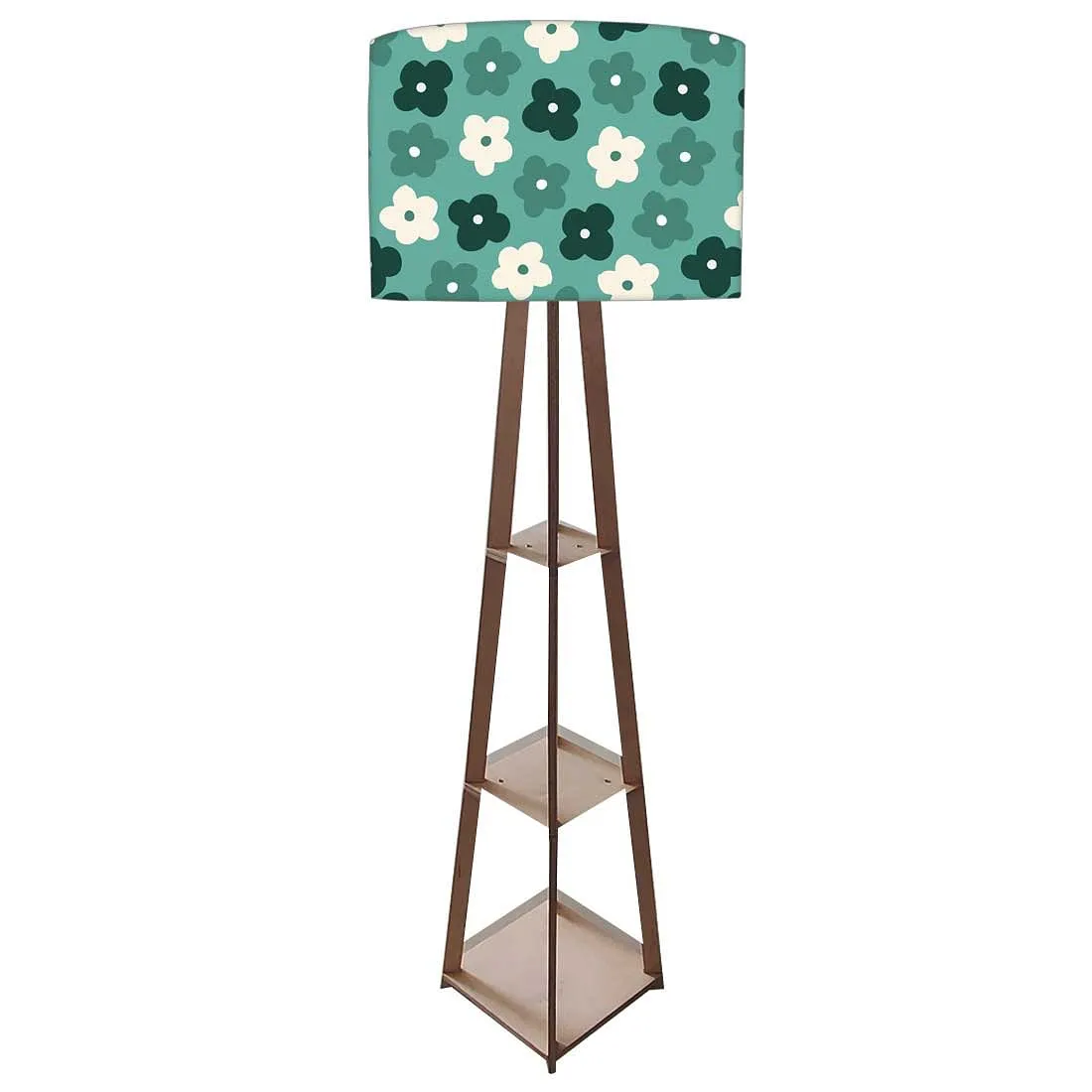 Floor Lamps For Living Room  -   Teal Flowers