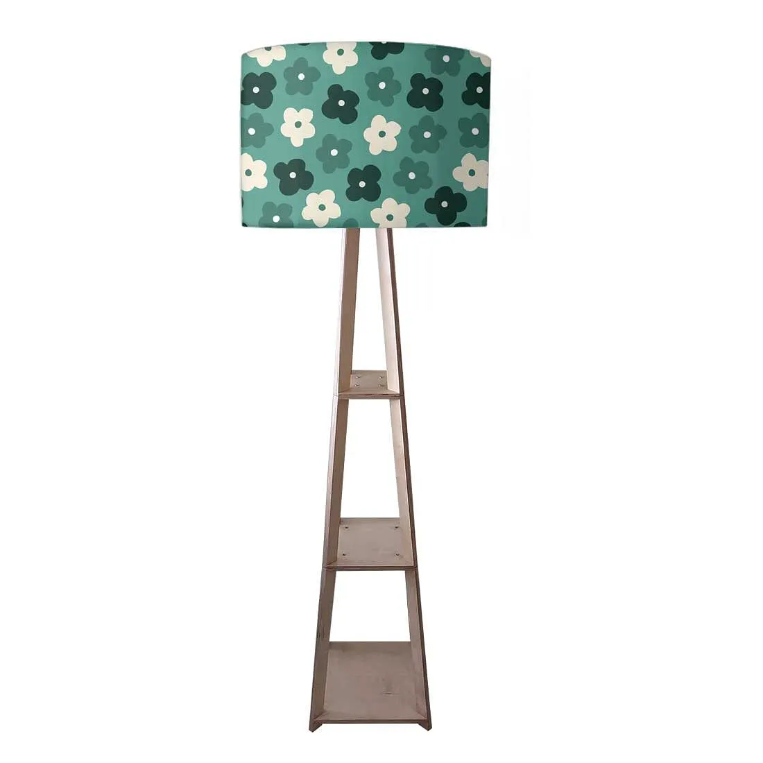 Floor Lamps For Living Room  -   Teal Flowers