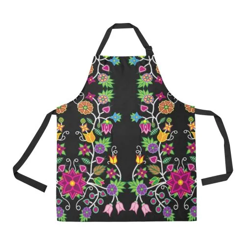 Floral Beadwork Apron