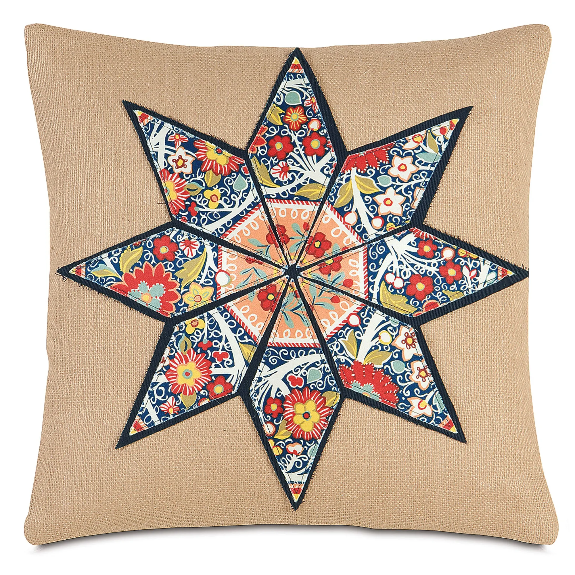 Folkloric Decorative Pillow 18x18