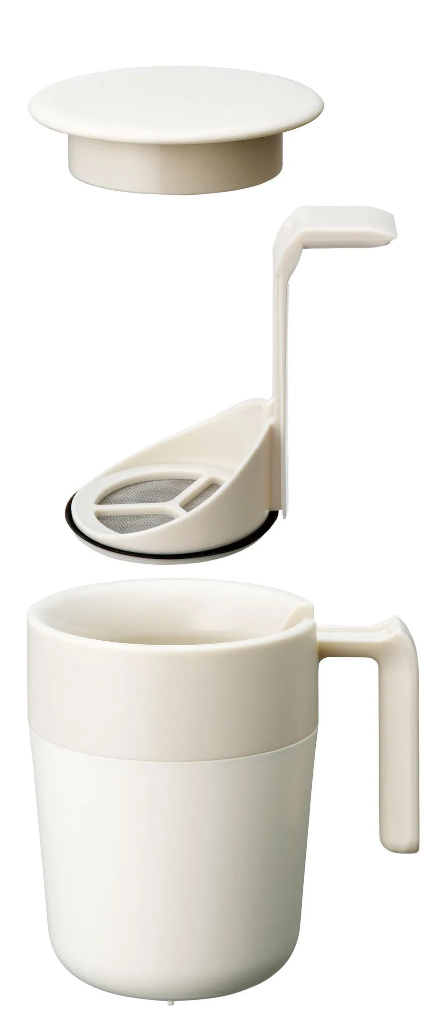 French Press Mug: KINTO Cafepress - Ivory, 260ml/8.8 fl. oz