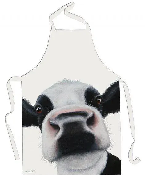 FRIESIAN BLACK & WHITE COW APRON