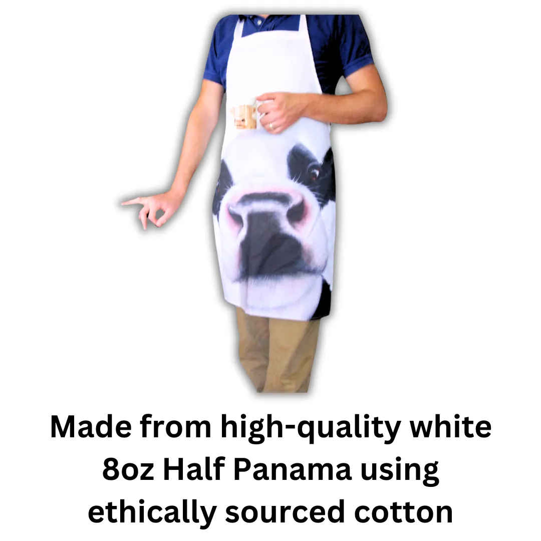 FRIESIAN BLACK & WHITE COW APRON