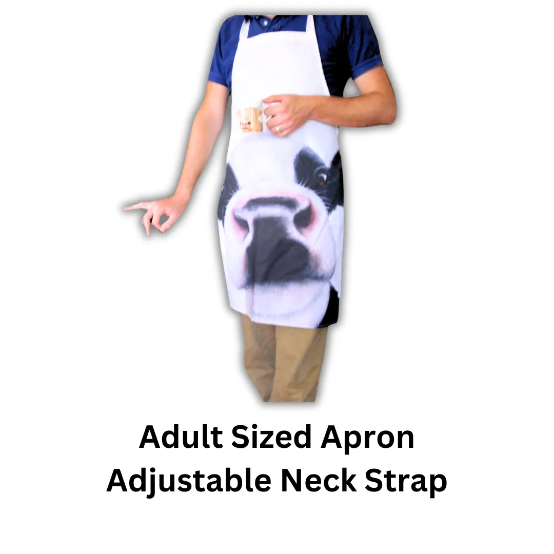 FRIESIAN BLACK & WHITE COW APRON