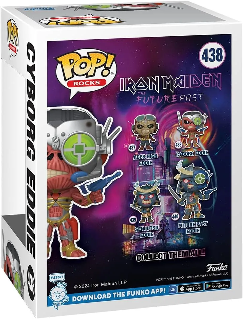 Funko Pop Rocks - Iron Maiden Cyborg Eddie #438