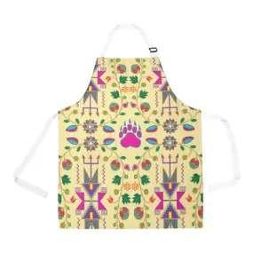 Geometric Floral Fall-Vanilla Apron