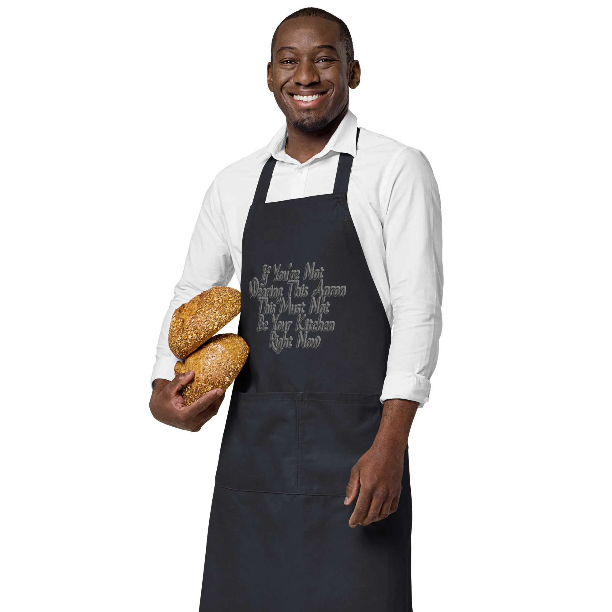 GG - Apron, Organic cotton apron - If You're Not Wearing This Apron