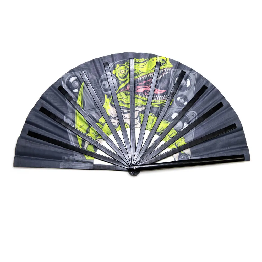 GloFX Festival Folding Fan - DJ Dino