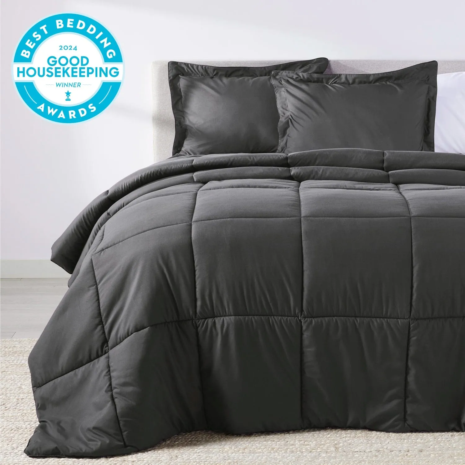 Graphite Gray Oversized Comforter Set