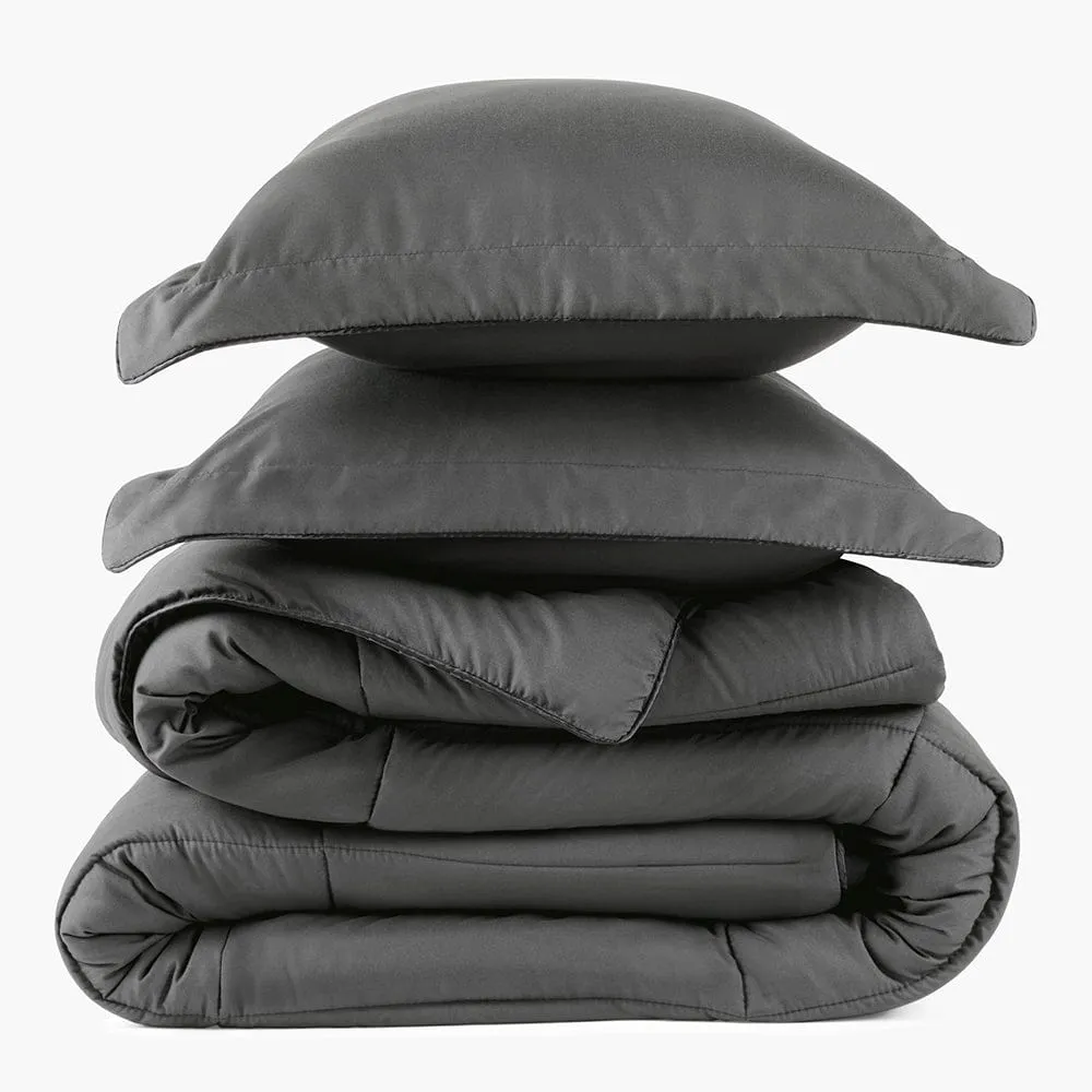 Graphite Gray Oversized Comforter Set