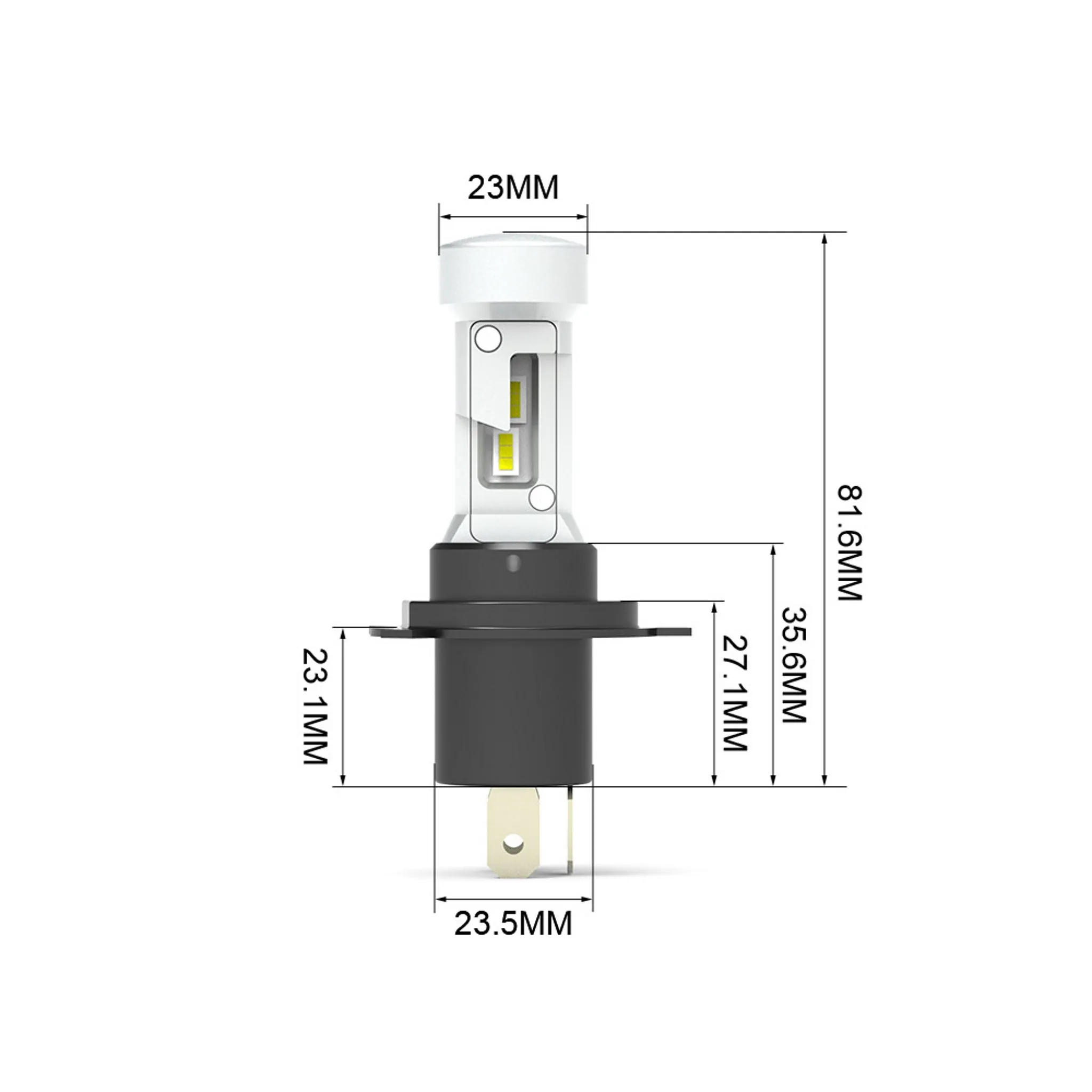 H4 Velocity Plus LED Headlight Bulbs (Single)