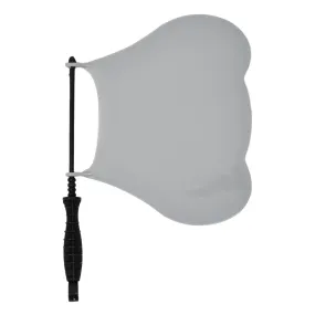 Heart Home Hand Fan | Plastic Hath Pankha | Hand Fan for Summer | Beejna for Natural Air | Caty Fan | Useful for Travel | Hand Fan for Cool Air | Gray