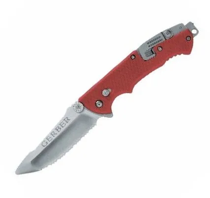 Hinderer Rescue - Serrated, Sheath - Box