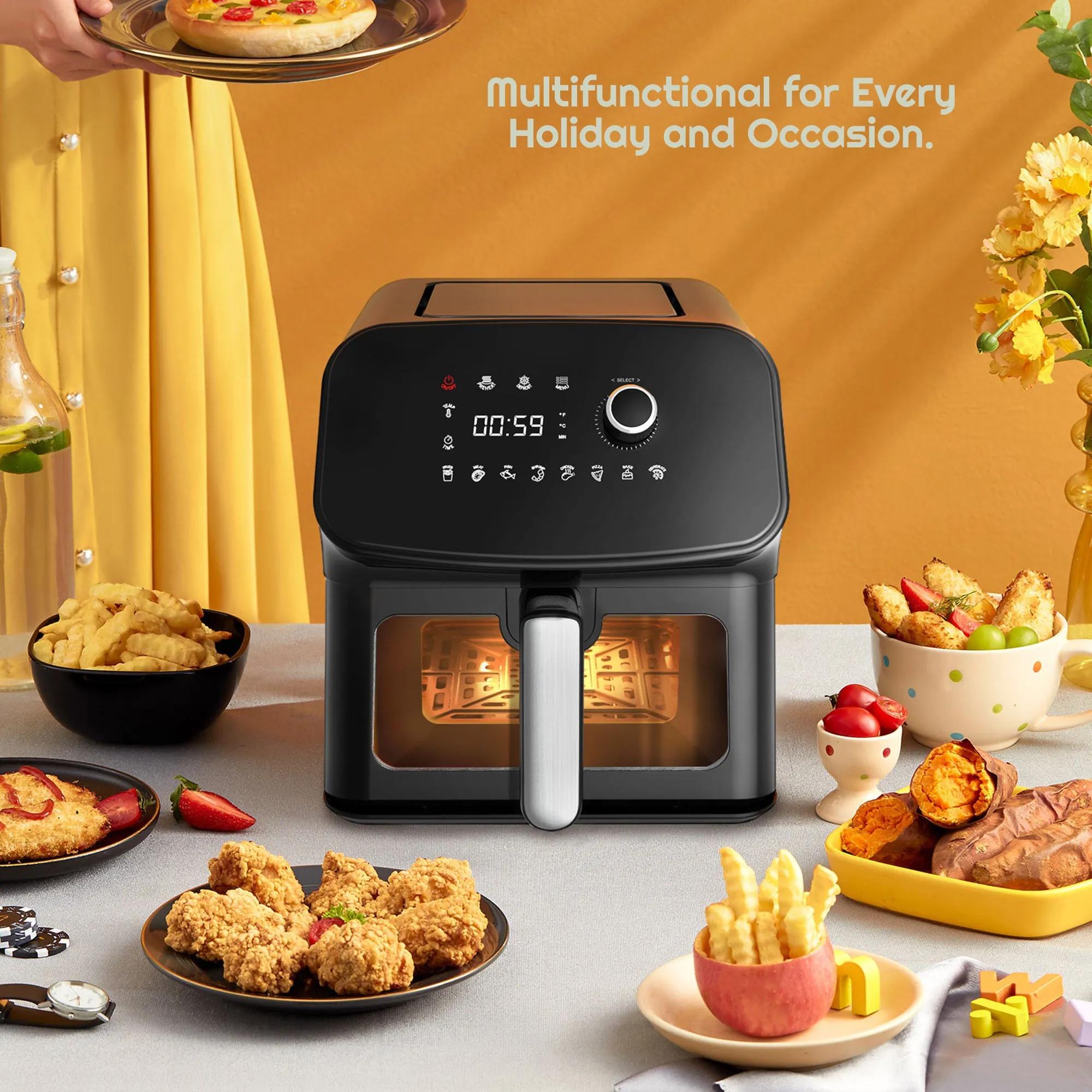 iCucina® 5.8Qt Digital Air Fryer