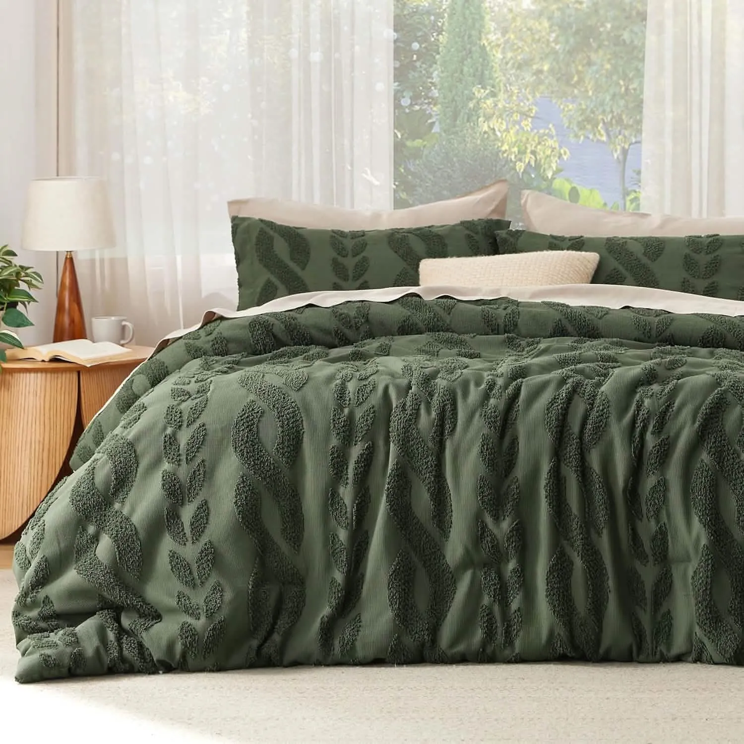 Jacquard Comforter Set Cable Stripe