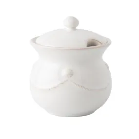 Juliska Berry and Thread Whitewash Lidded Sugar Pot