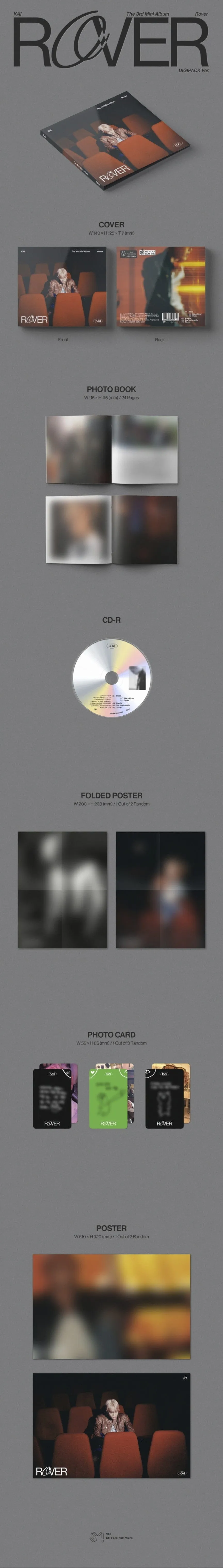 KAI - Rover (3rd Mini Album) (Digipack Ver.)