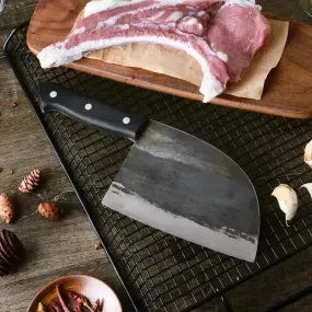 Kitchen Butcher Chef's Knife Kitchen Chopping Knife and Scabbard