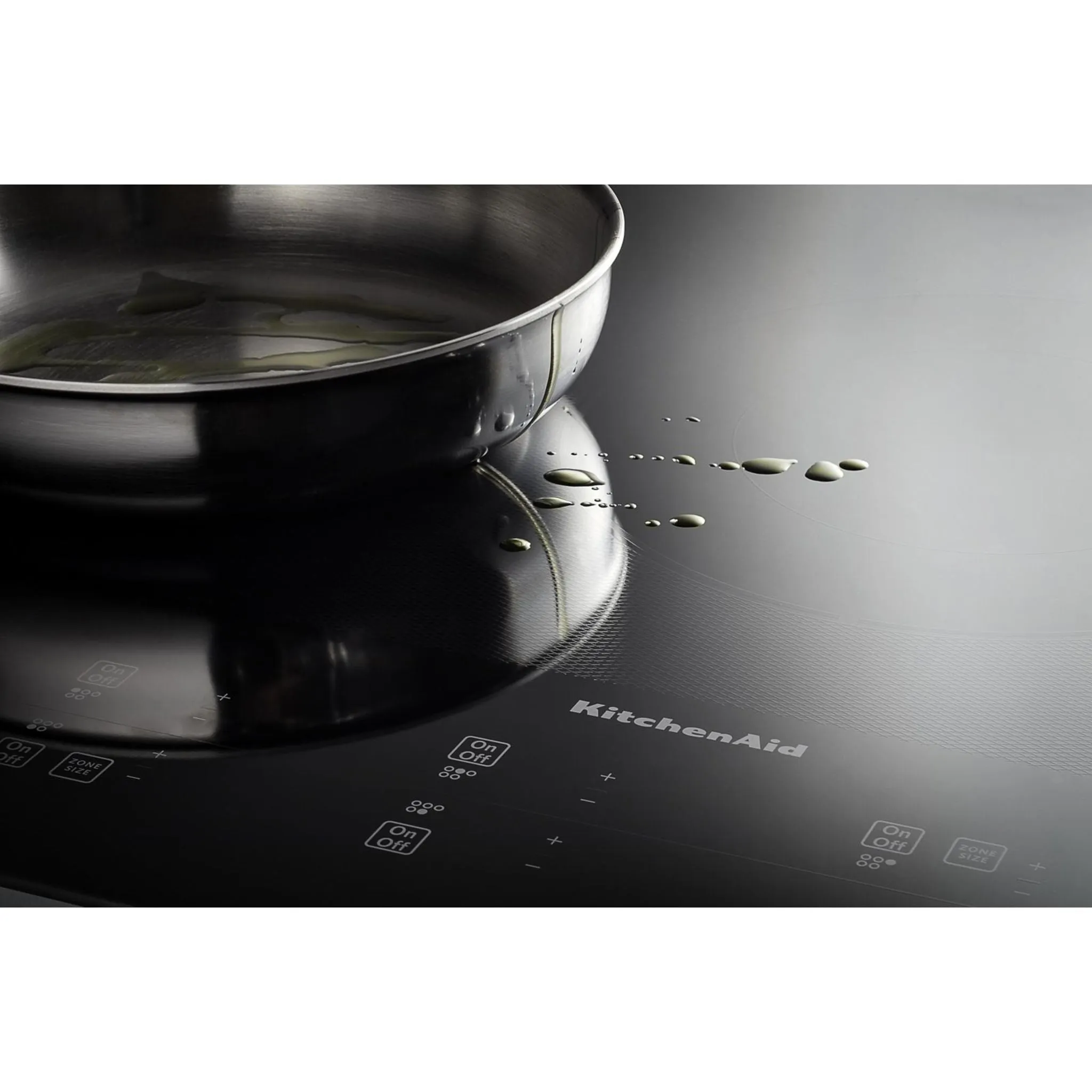 KitchenAid  30" Electric Cooktop with 5 Elements and Touch-Activated Controls (KCES950KBL)