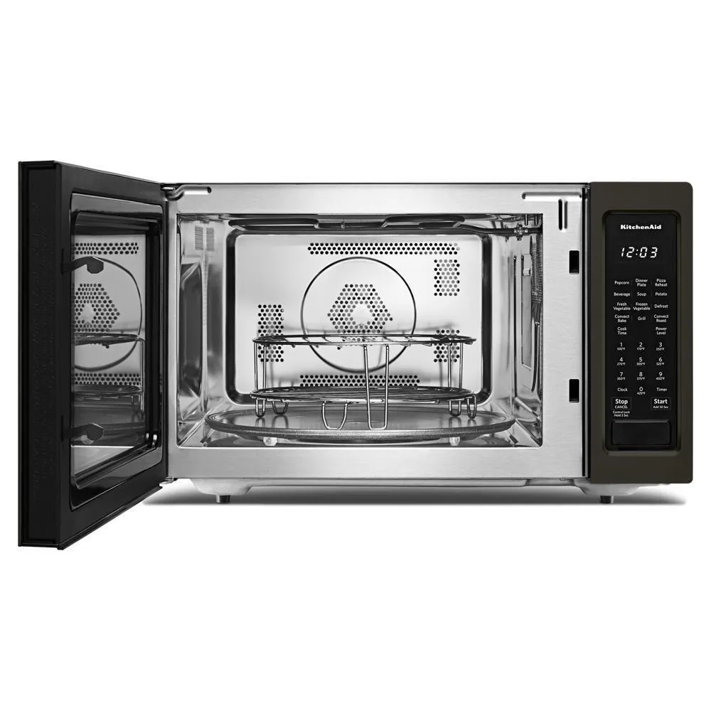 Kitchenaid KMCC5015GBS 21 3/4" Countertop Convection Microwave Oven with PrintShield™ Finish - 1000 Watt