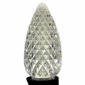 LED Bulbs, C9, White Faceted, 25-Pk.