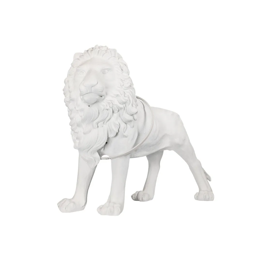 Leo Lion Sculpture Floor Lamp