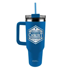 Light Source 40 oz Stainless Steel Mug With Straw All Things