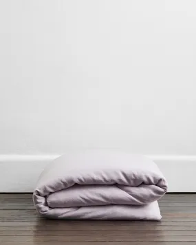 Lilac 100% French Flax Linen Duvet Cover