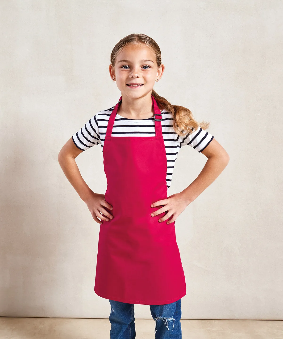 Lime - Kids bib apron