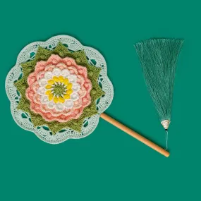 Lotus Flower Totem Fan Crochet Kit