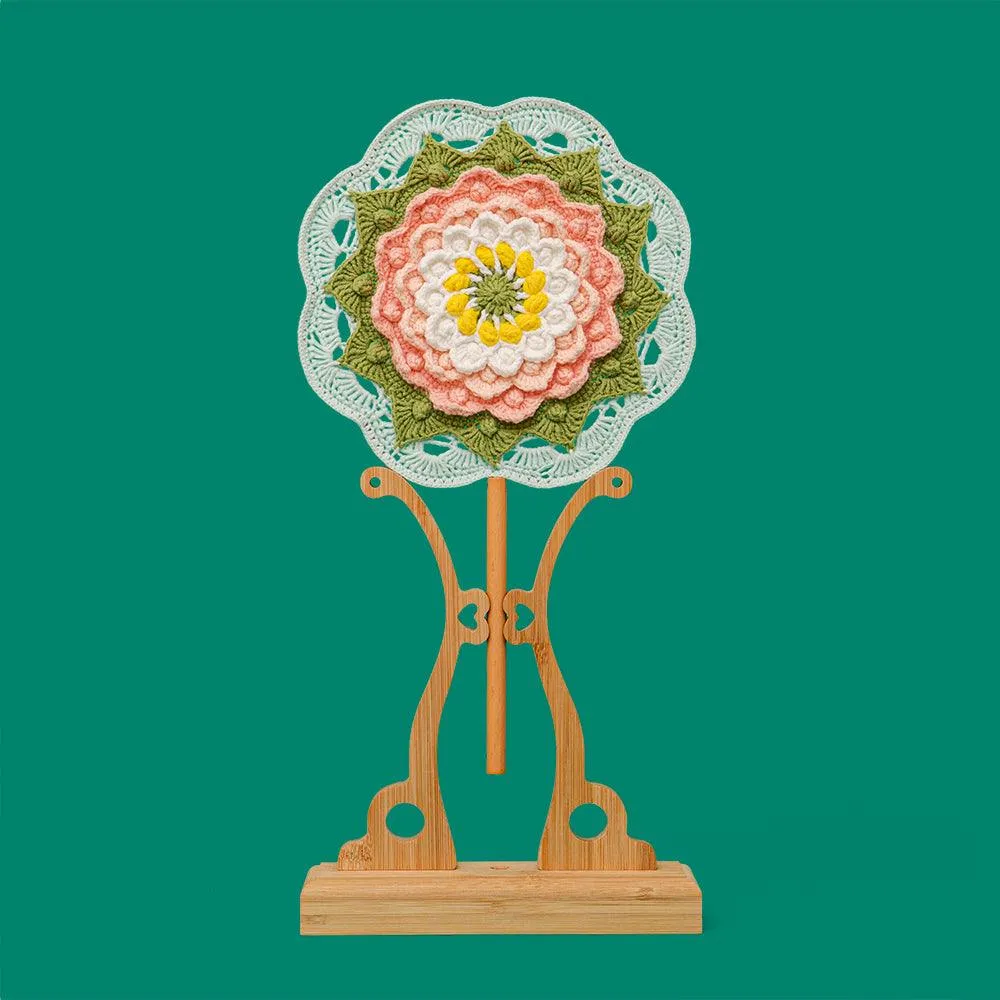 Lotus Flower Totem Fan Crochet Kit