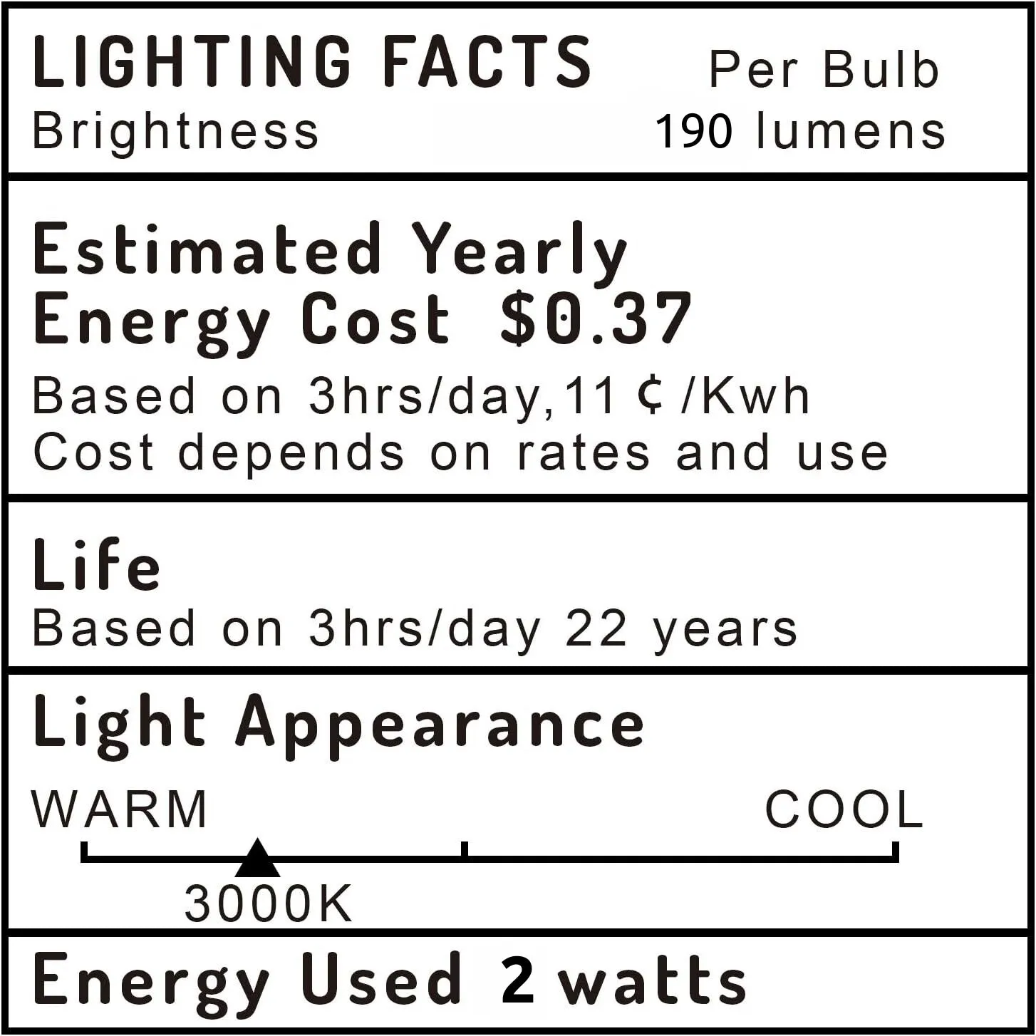 Lumina Lighting® 2W G4 LED Bulb | AC/DC 12V 3000K Warm White, 190 Lumens | (6-Pack)