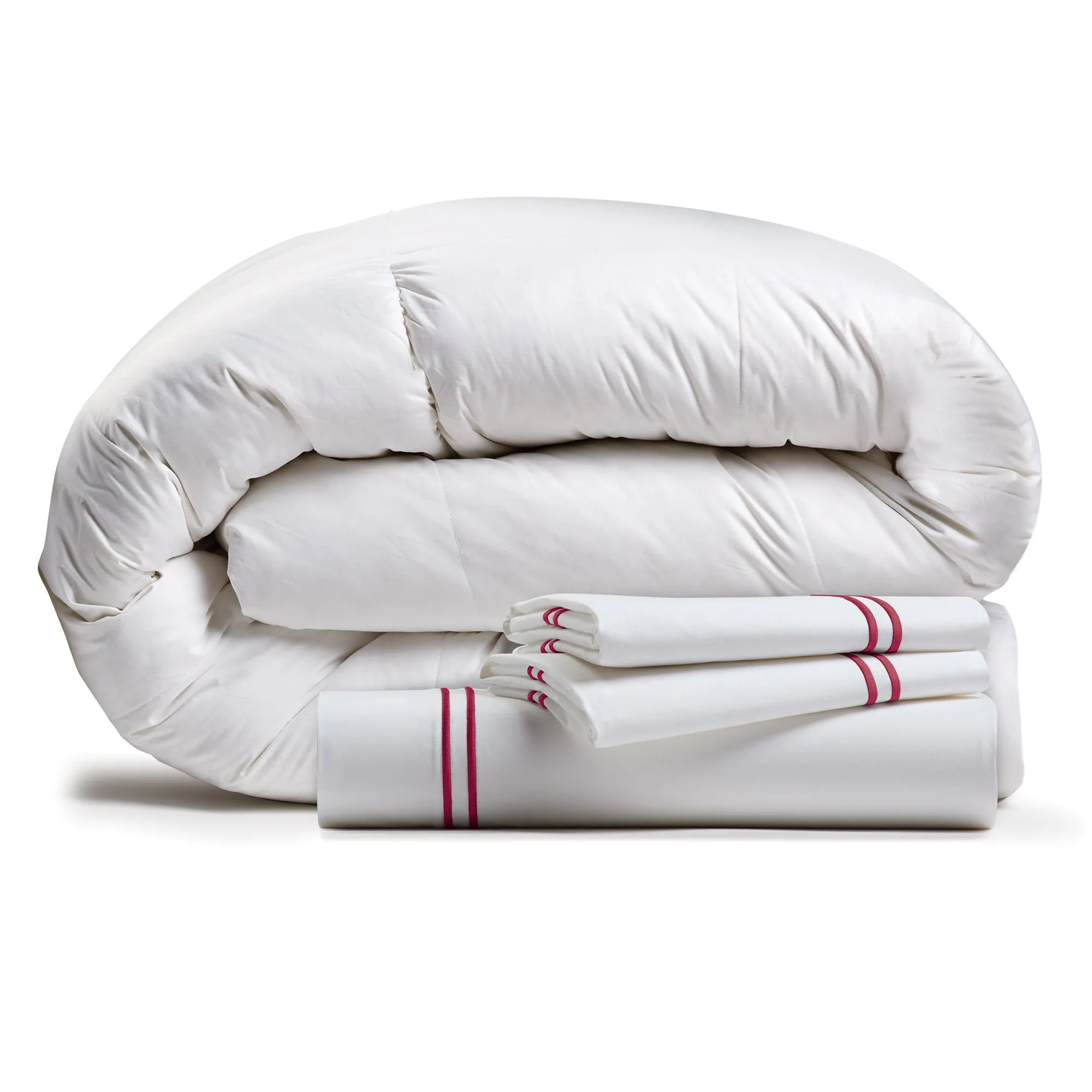 Luxury Bundle | RDS Comforter and Percale Satin Stitching Duvet Set