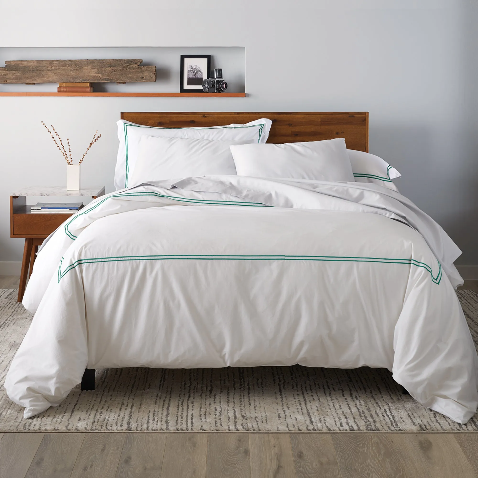 Luxury Bundle | RDS Comforter and Percale Satin Stitching Duvet Set