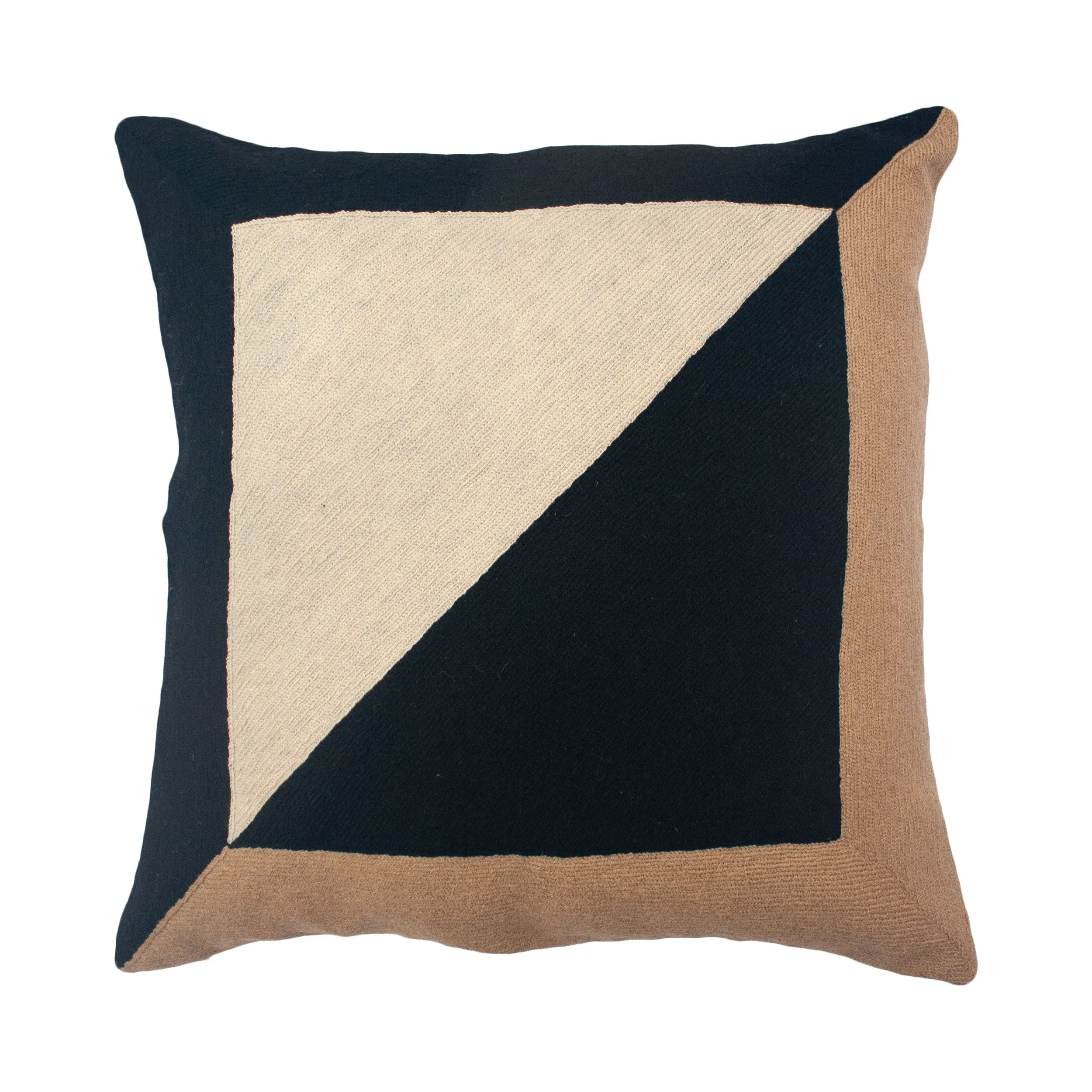 MARIANNE SQUARE PILLOW - BLACK