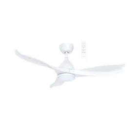 Martec Scorpion DC 1066mm Ceiling Fan with LED Light Matt White