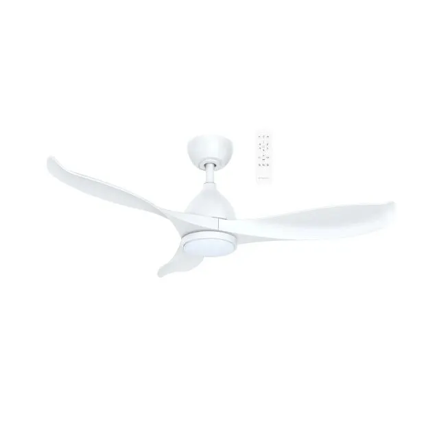 Martec Scorpion DC 1066mm Ceiling Fan with LED Light Matt White