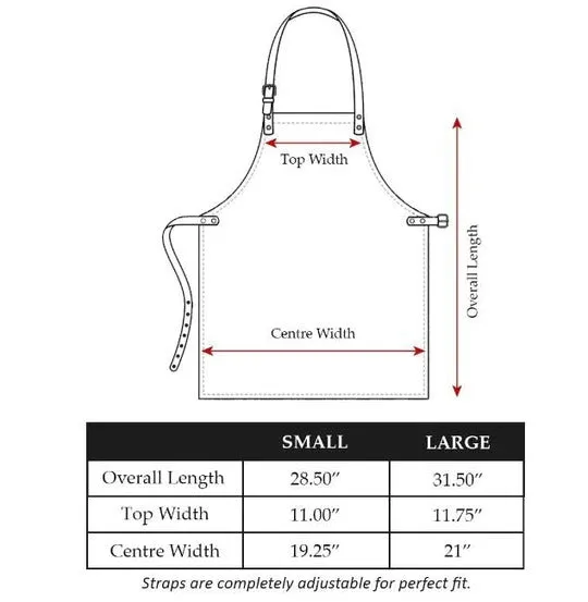 Men Leather Apron - Handy Pockets