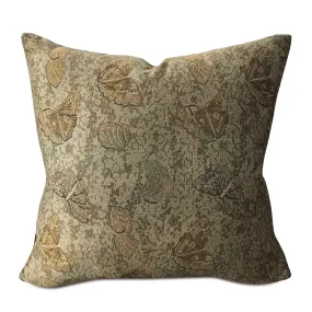 Metallic Butterfly Throw Pillow Cover 20x20