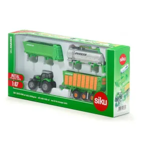 Mini Tractor & Joskin Trailer Set